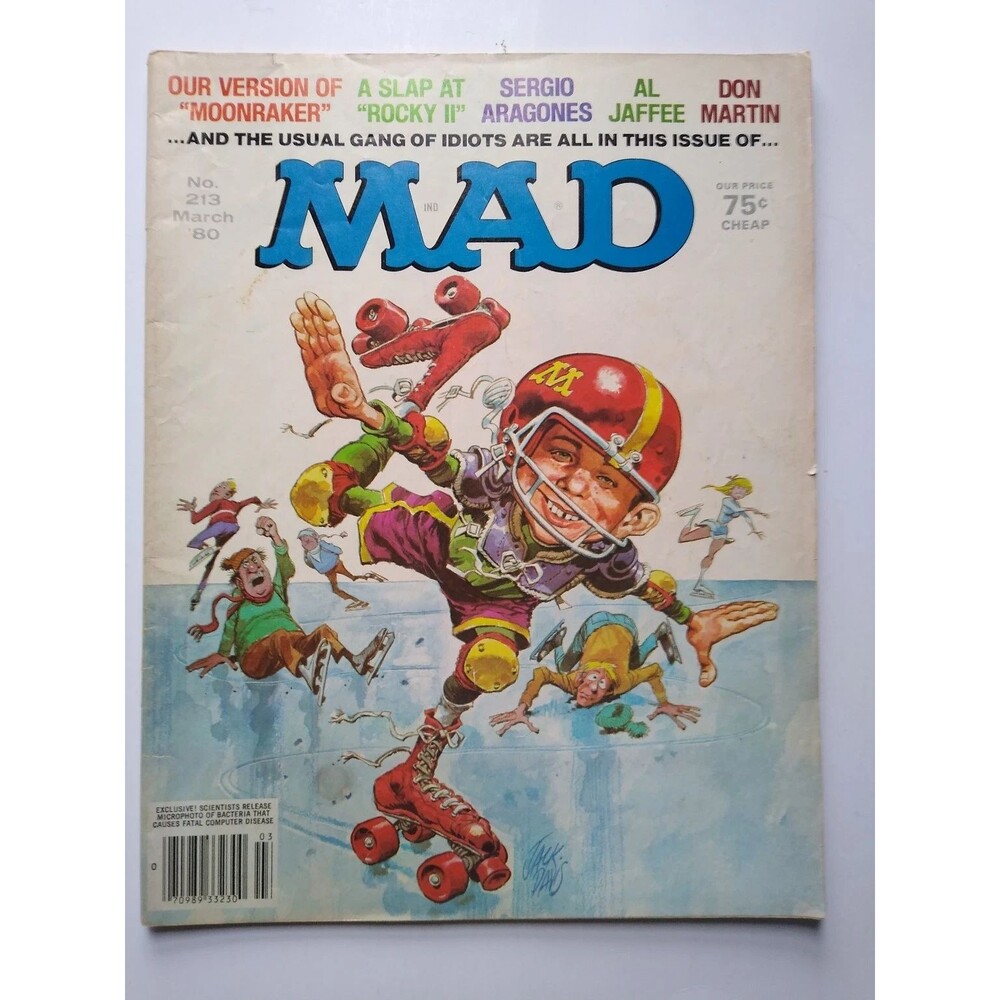 MAD #213 Rocky II Moonraker Vintage Comic Book March 1980 Humor Satire Magazine